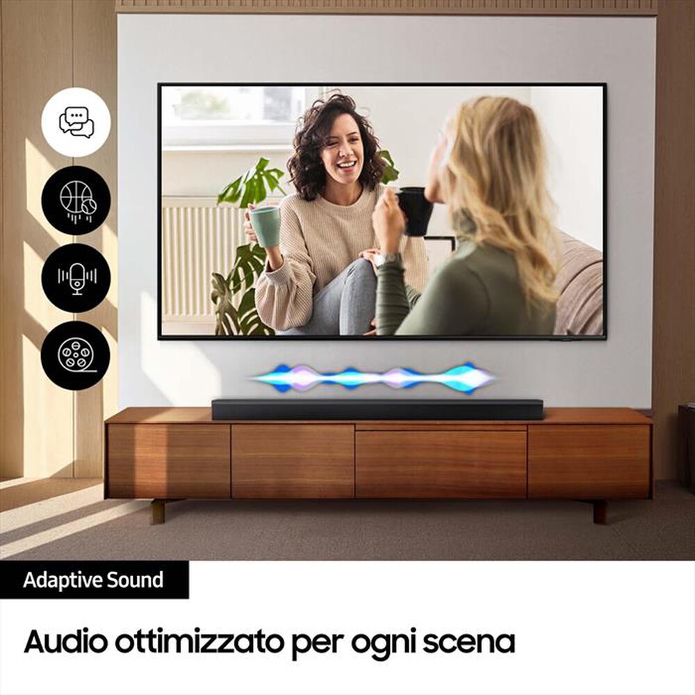 "SAMSUNG - Soundbar HW-B750D/ZF, 5.1 CANALI, 2024-BLACK"