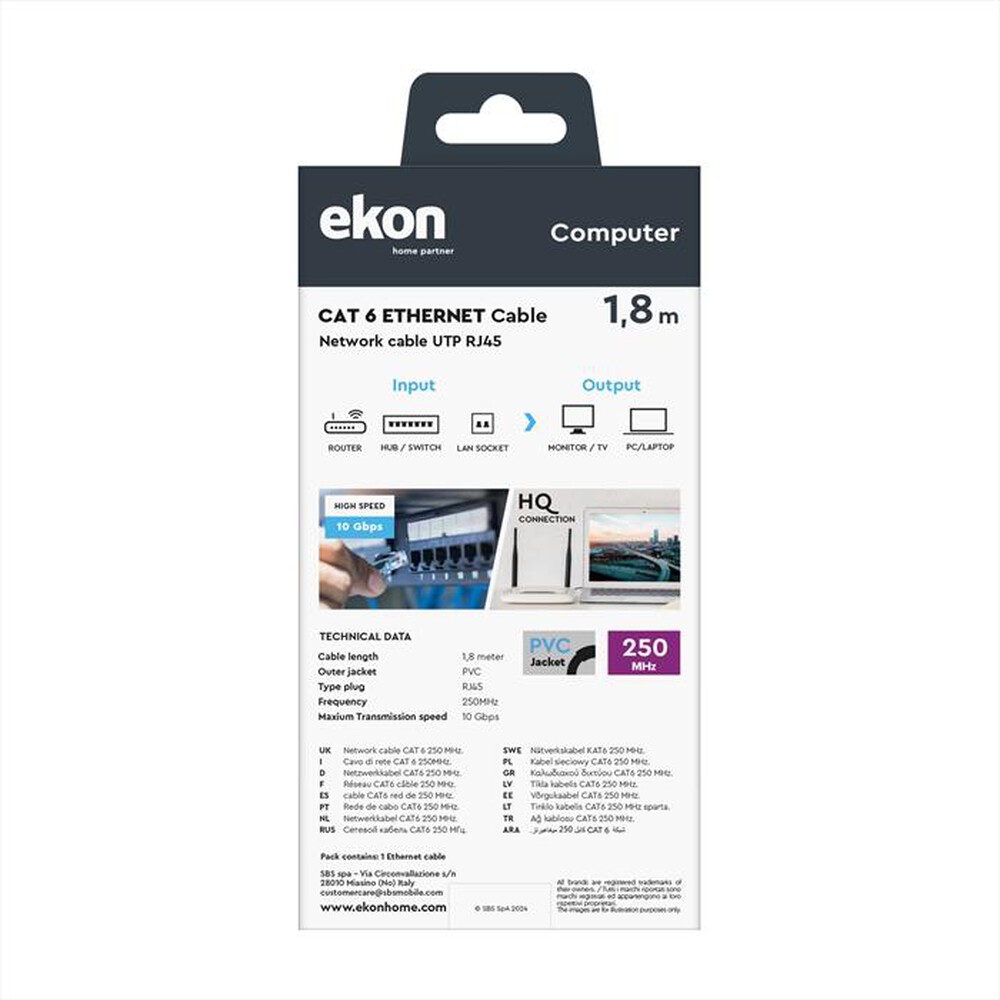 Immagine del prodotto SBS - ECITLANC618G-Nero