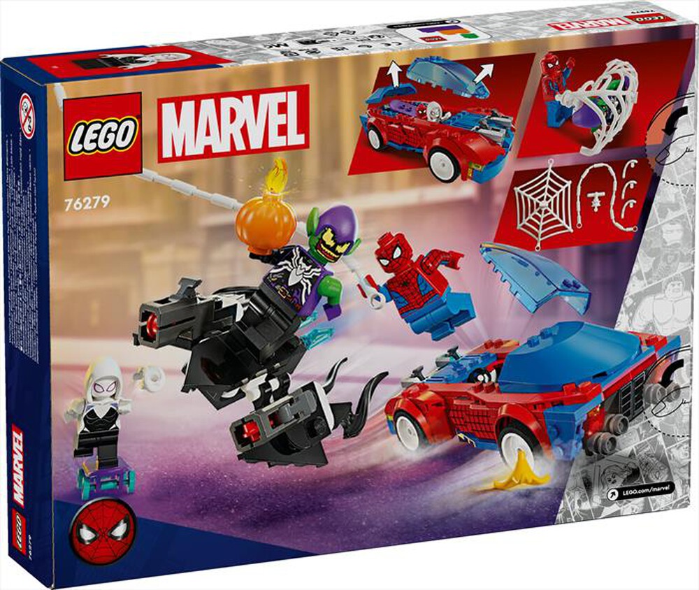 Immagine del prodotto LEGO - SUPER HEROES Auto Spider-Man e Venom Goblin 76279