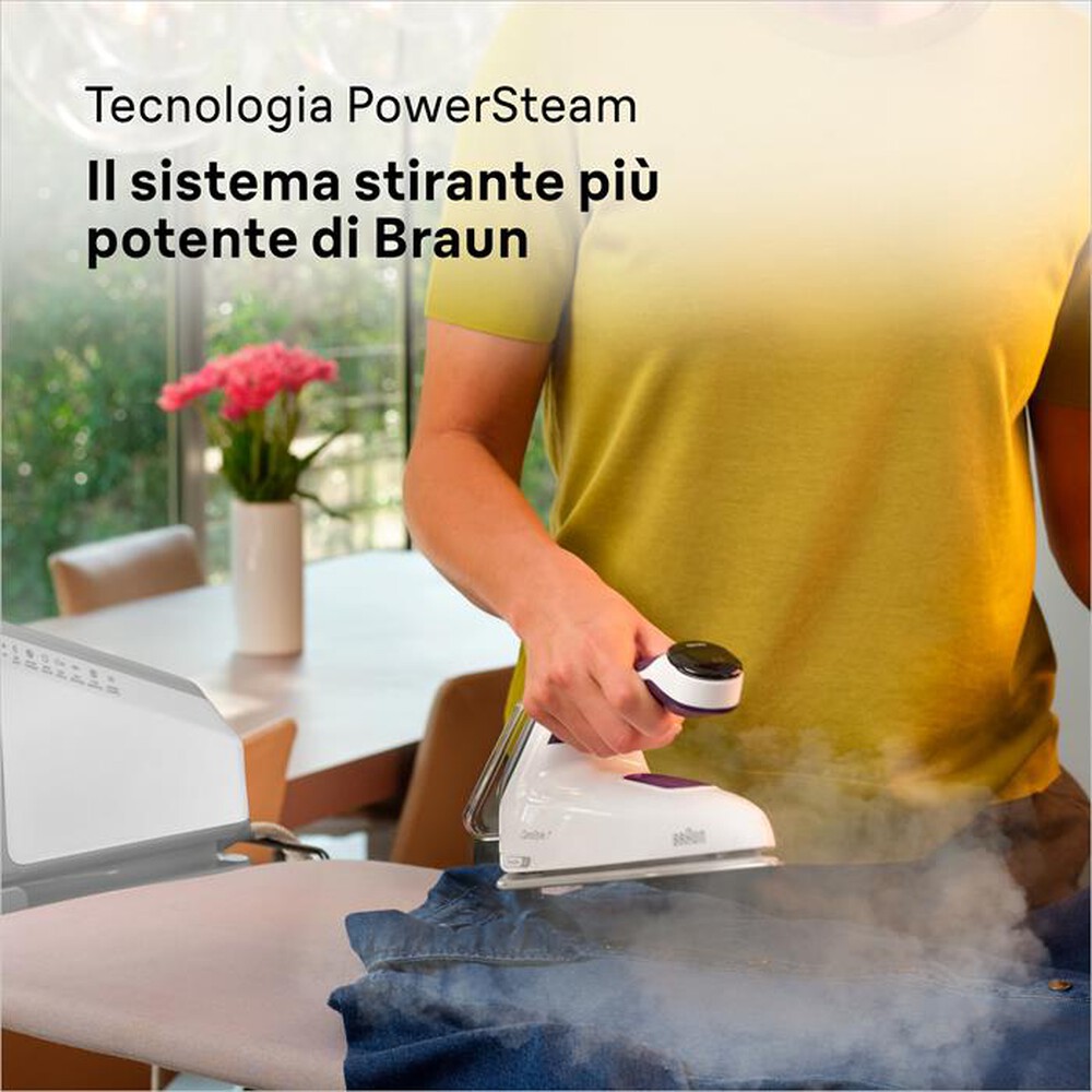 Immagine del prodotto BRAUN - SISTEMA STIRANTE CARESTYLE 7 IS7266VI-Bianco viola