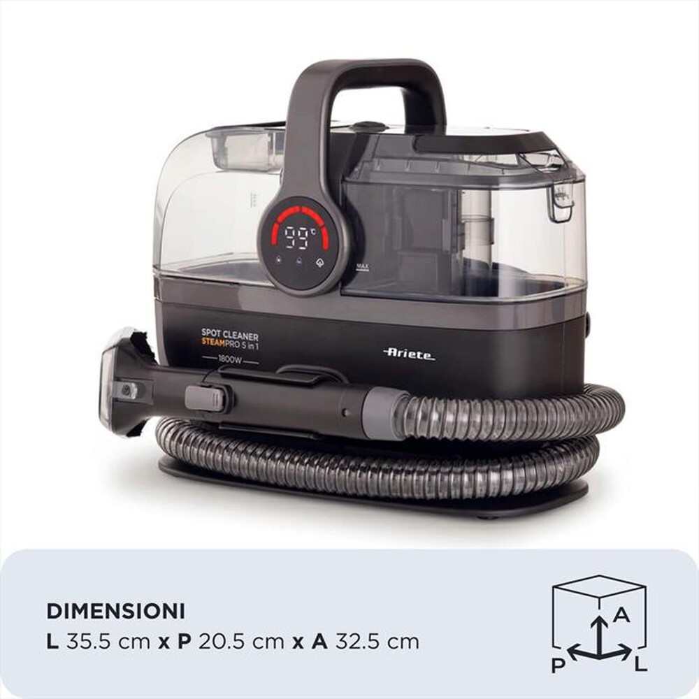 Immagine del prodotto ARIETE - 2484 SPOT CLEANER STEAM PRO 5IN1-Nero