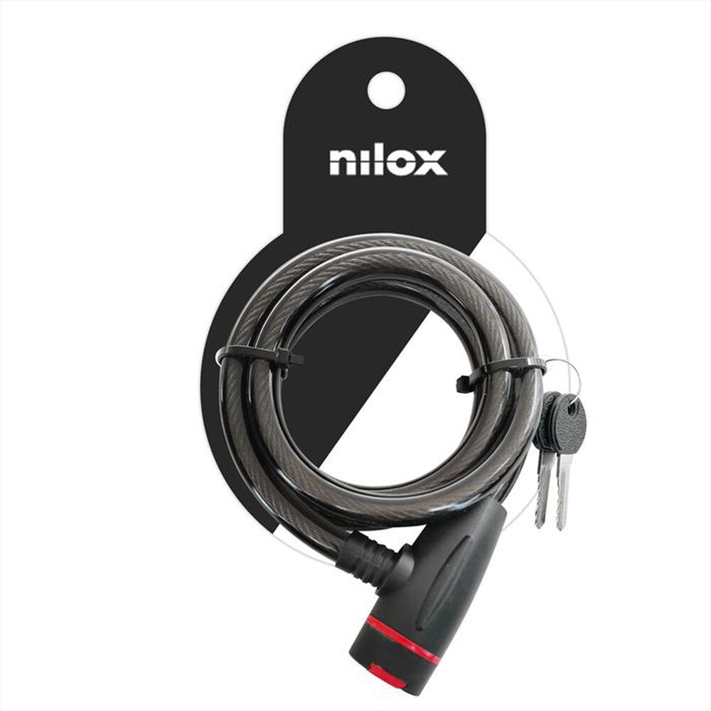 "NILOX - Lucchetto NXPLCABLELOCK-Nero"