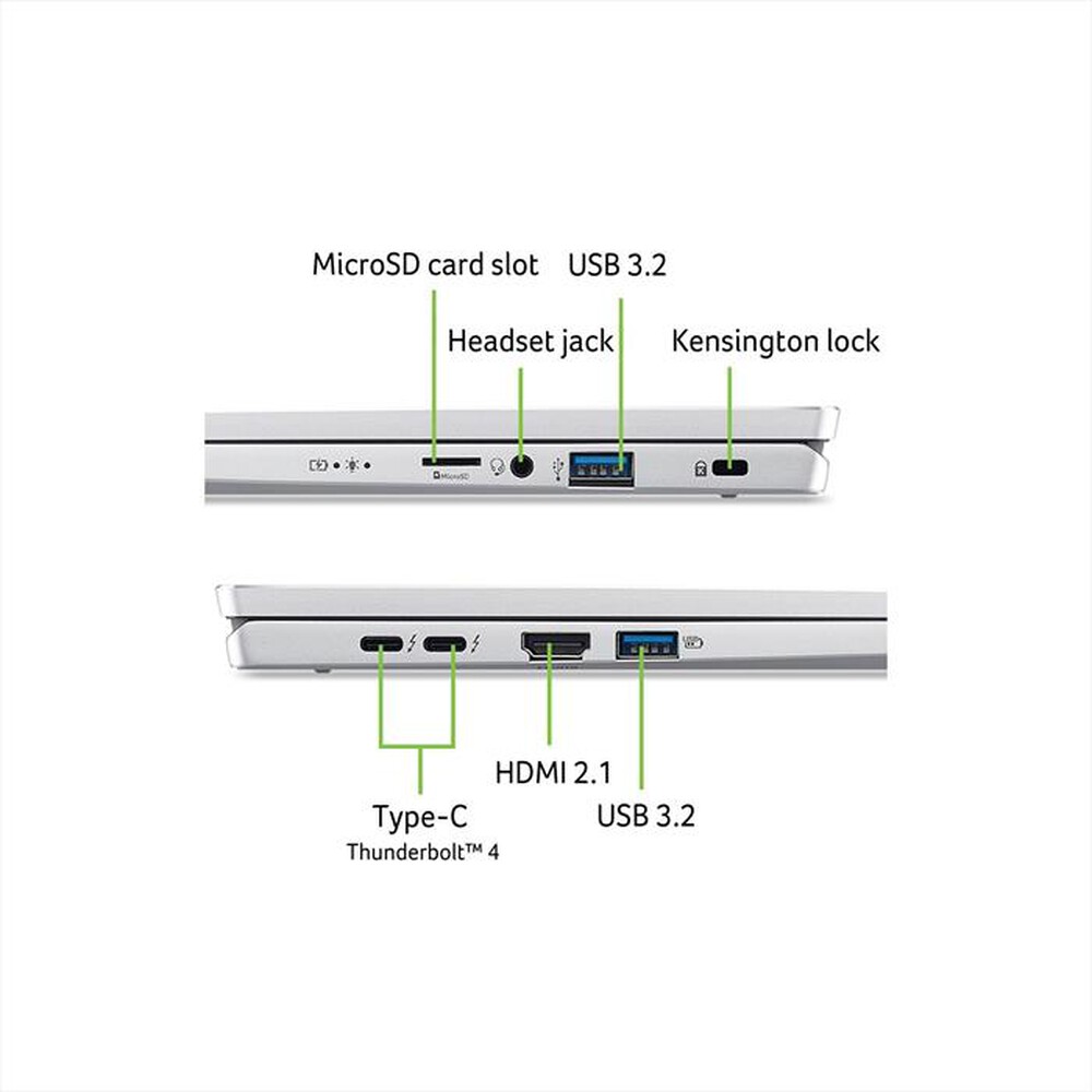 "ACER - NOTEBOOK SWIFT GO 14 SFG14-73-73TU 14\"-Silver"