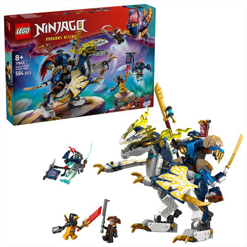 "LEGO - NINJAGO Mech cavalca-drago di Rogue - 71843"