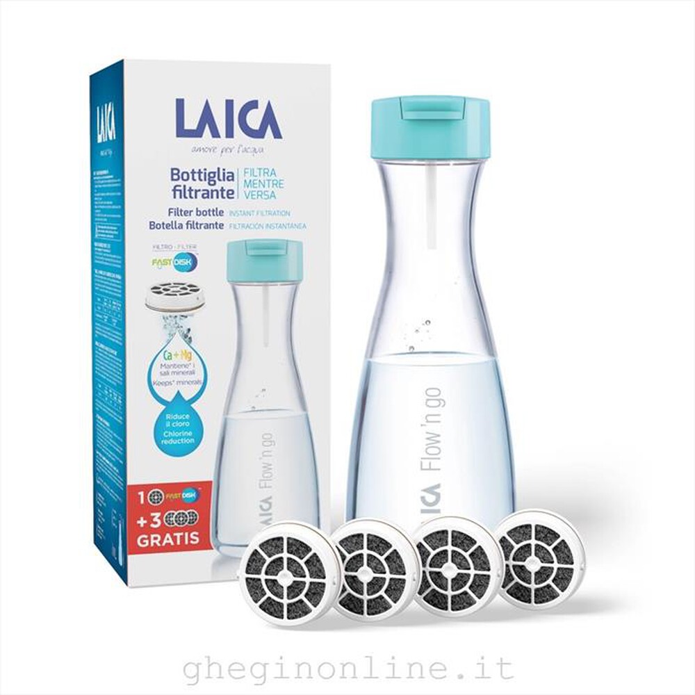 "LAICA - Caraffa filtrante B01AA01-VERDE/TRASPARENTE"