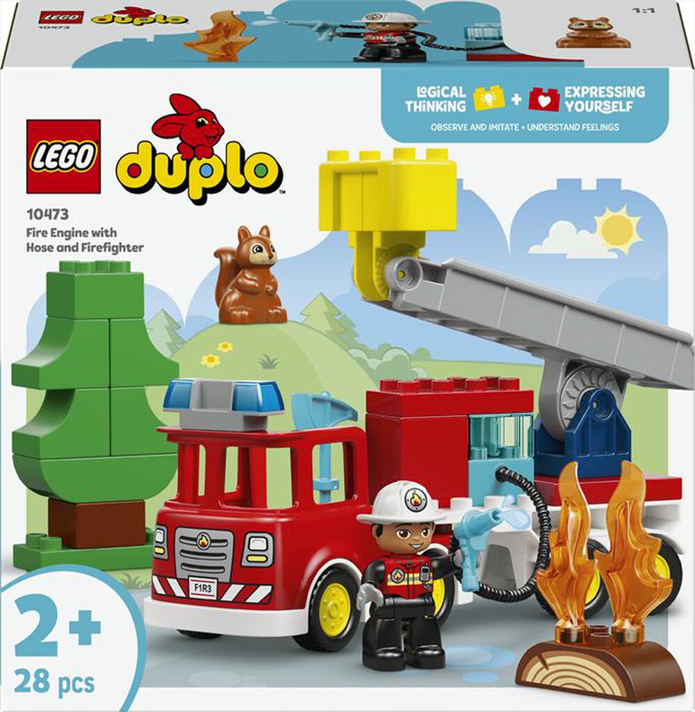 Immagine del prodotto LEGO - DUPLO Autopompa con manichetta e pompiere - 10473-Multicolore