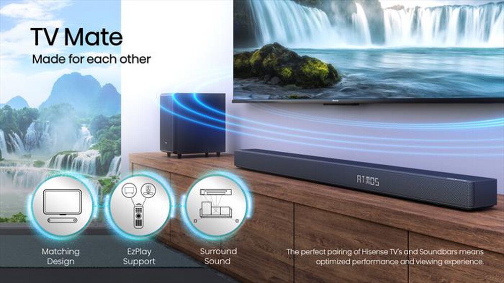 "HISENSE - Soundbar AX3120G-NERO"