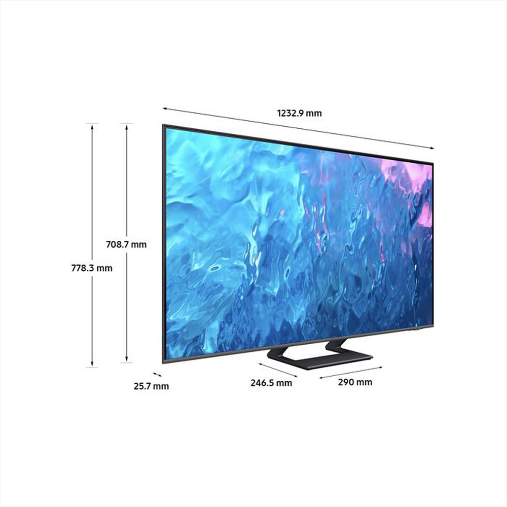 "SAMSUNG - Smart TV Q-LED UHD 4K 55\" QE55Q70CATXZT-Titan Grey"
