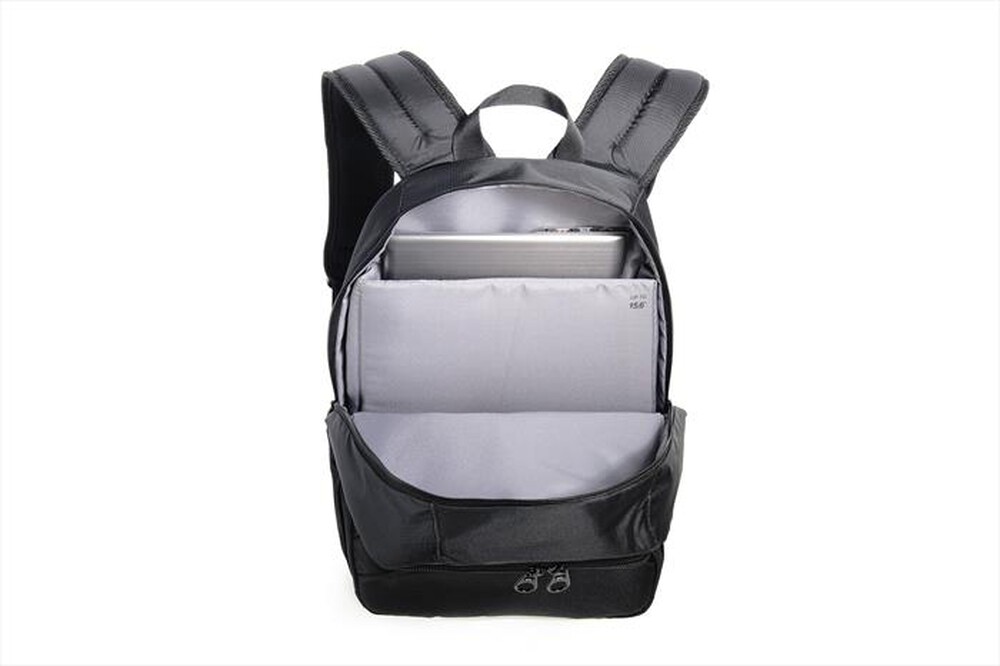 "TUCANO - DOPPIO Zaino notebook fino a 15.6\"-nero"