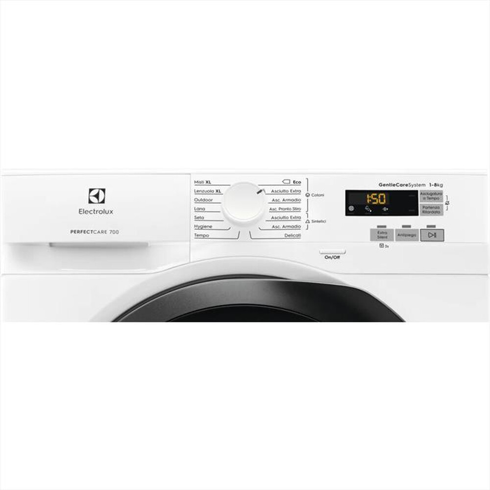 Immagine del prodotto ELECTROLUX - Asciugatrice EW7H583B 8Kg Classe C-Bianco/obl&ograve; nero