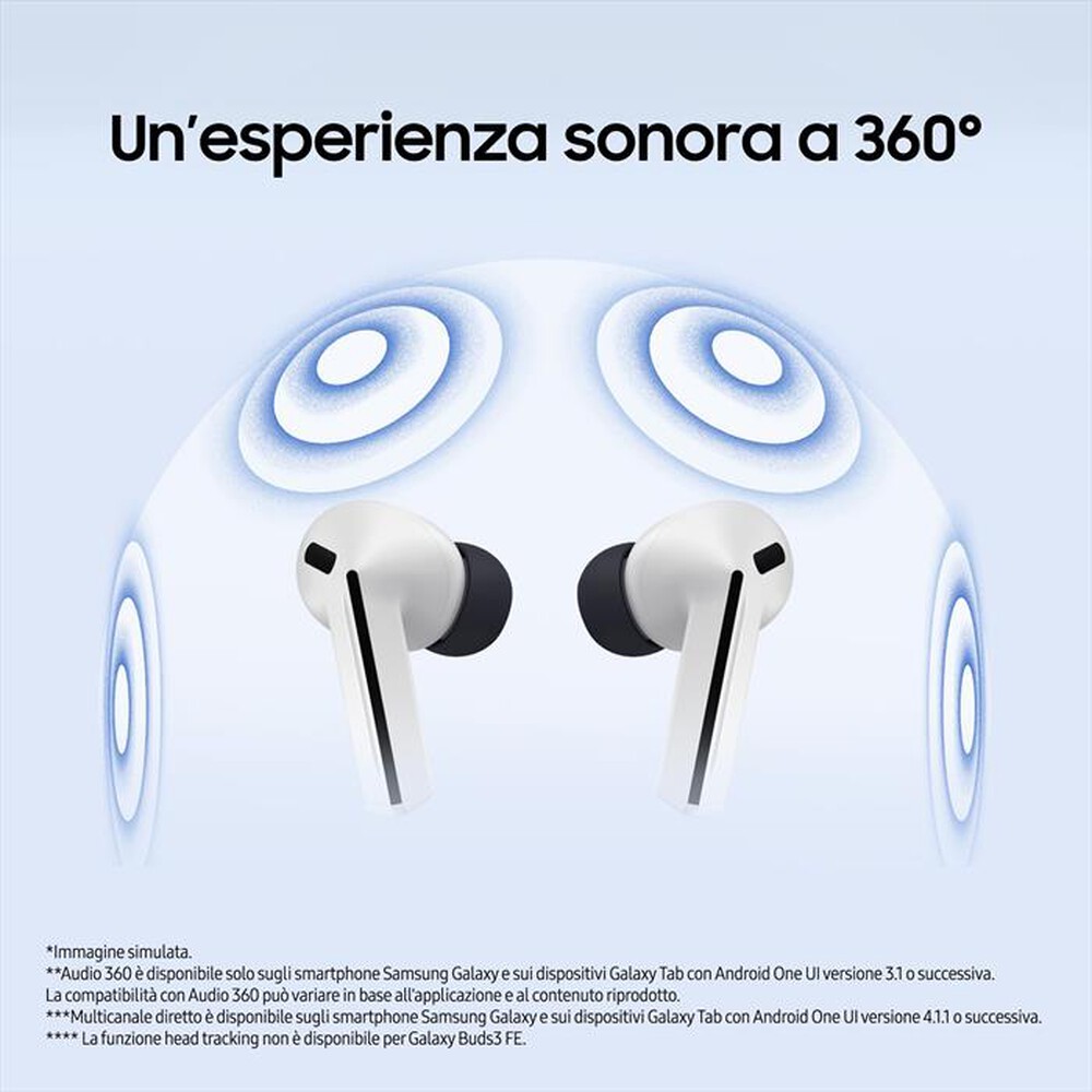 Immagine del prodotto SAMSUNG - Auricolare bluetooth GALAXY BUDS3 FE-Black