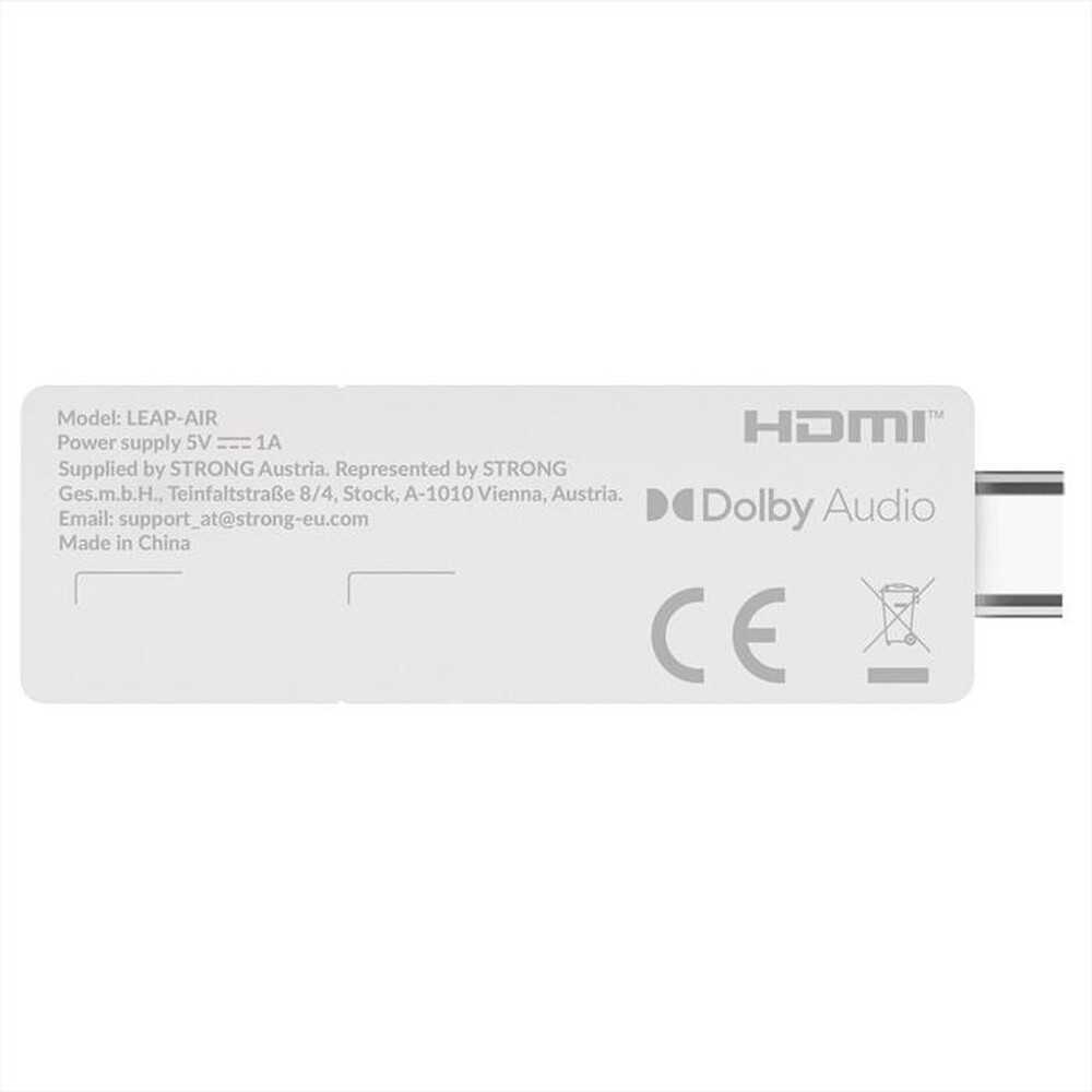 Immagine del prodotto STRONG - Google TV Stick 4K UHD LEAP-AIR-BIANCO