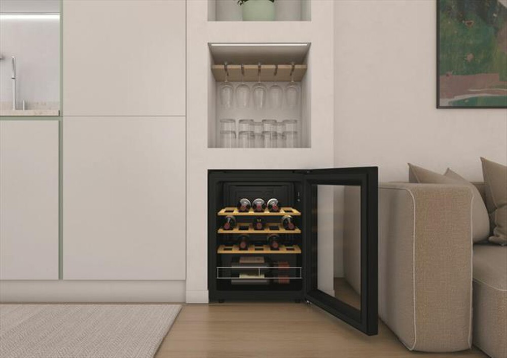 "CANDY - Cantinetta CWC023 Classe G 23 bottiglie-Nero"