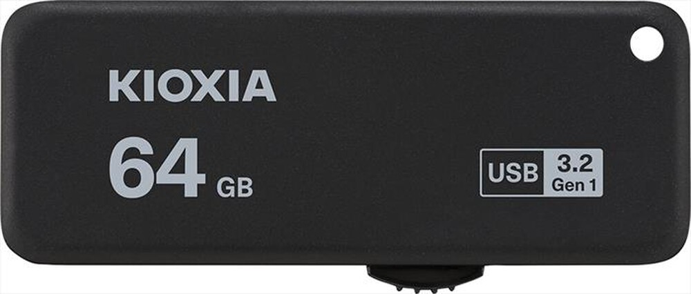 "KIOXIA - CHIAVETTA USB U365 YAMABIKO 3.0 64GB - Nero"