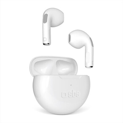 SBS - Auricolare Wireless TWS-bianco