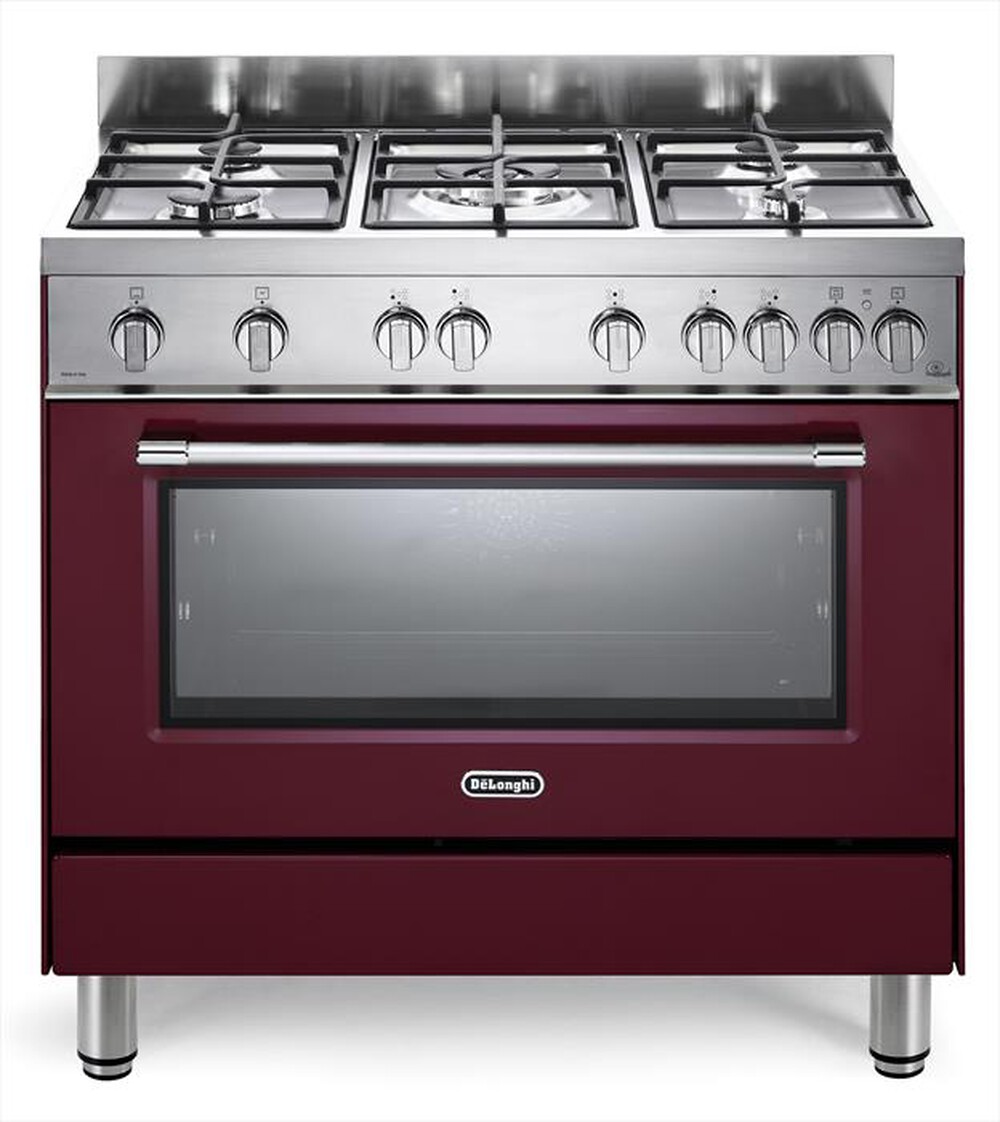 Immagine del prodotto DE LONGHI - Cucina a gas PRO 96 GVR ED2 Classe A-Rosso Bordeaux