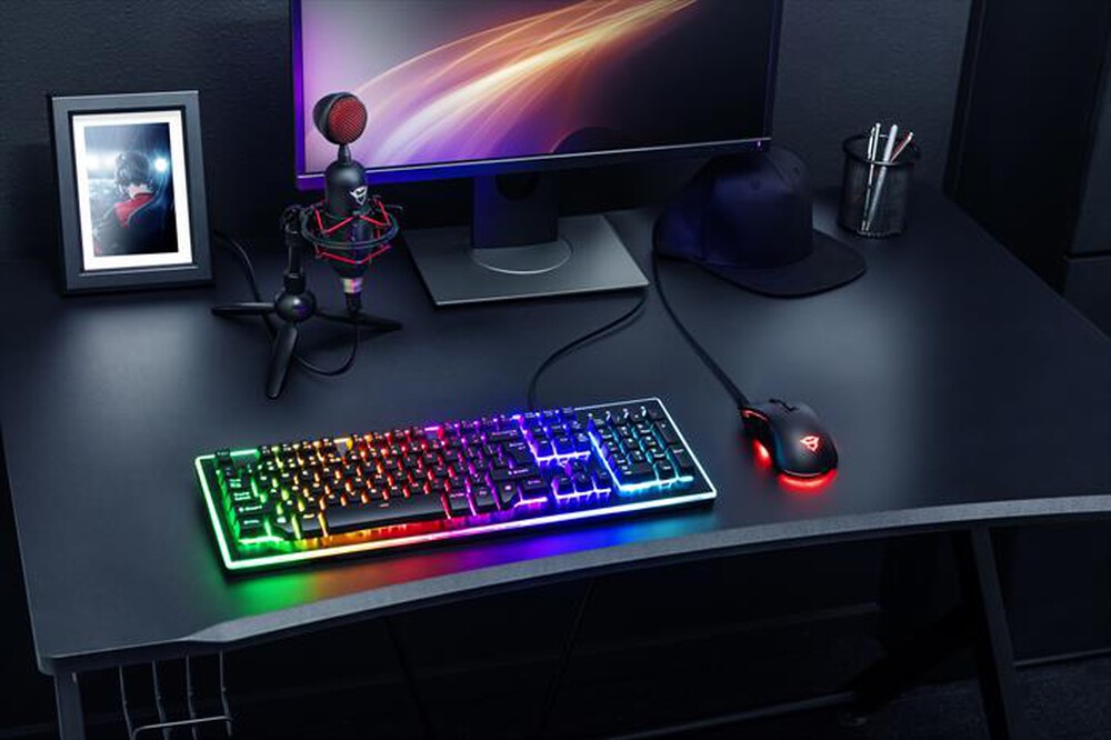 "TRUST - GXT244 BUZZ STREAMING MICROPHONE-Black/Red"
