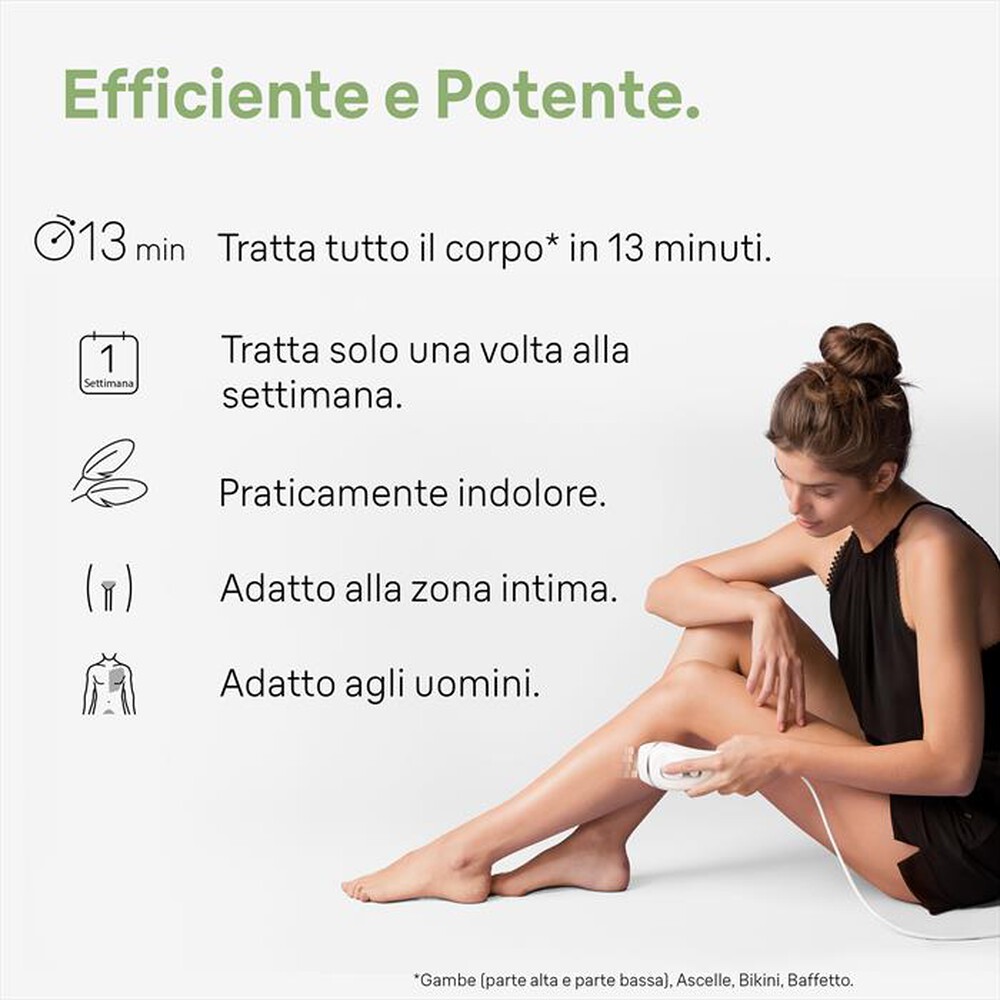 "BRAUN - Epilatore LUCE PULSATA PL3020-BIANCO/GRIGIO"