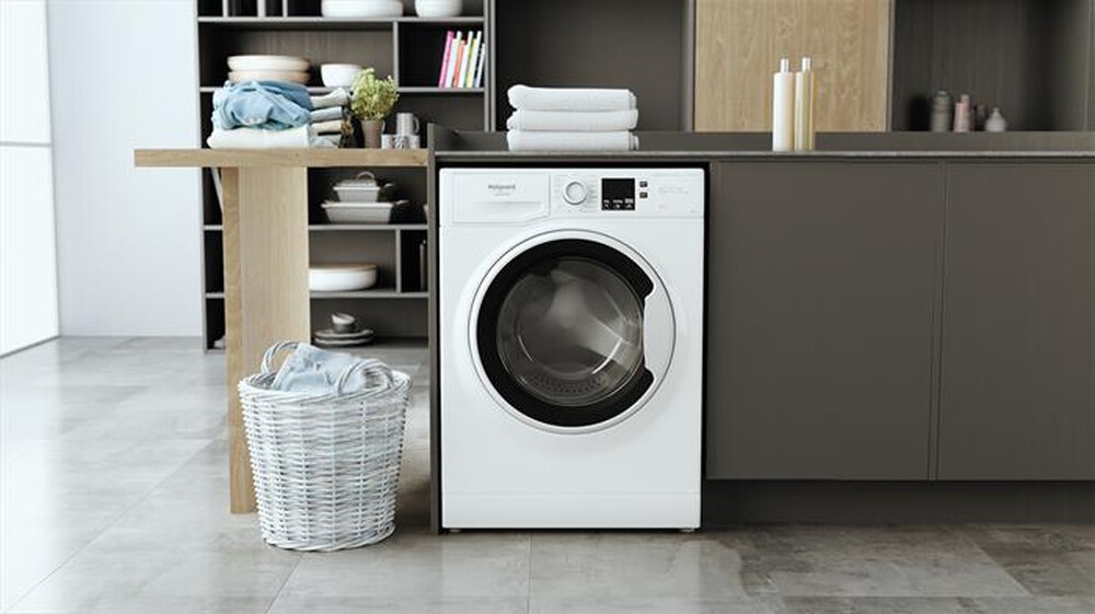 "HOTPOINT ARISTON - Lavatrice EU NR6410F WW IT 10 Kg Classe A-Bianco"