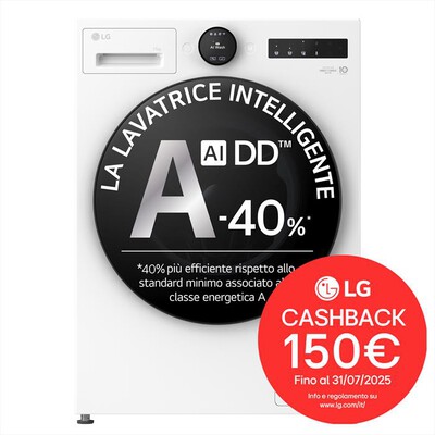 LG - Lavatrice AI DD F4X7011TWB 11 Kg Classe A-Essence White