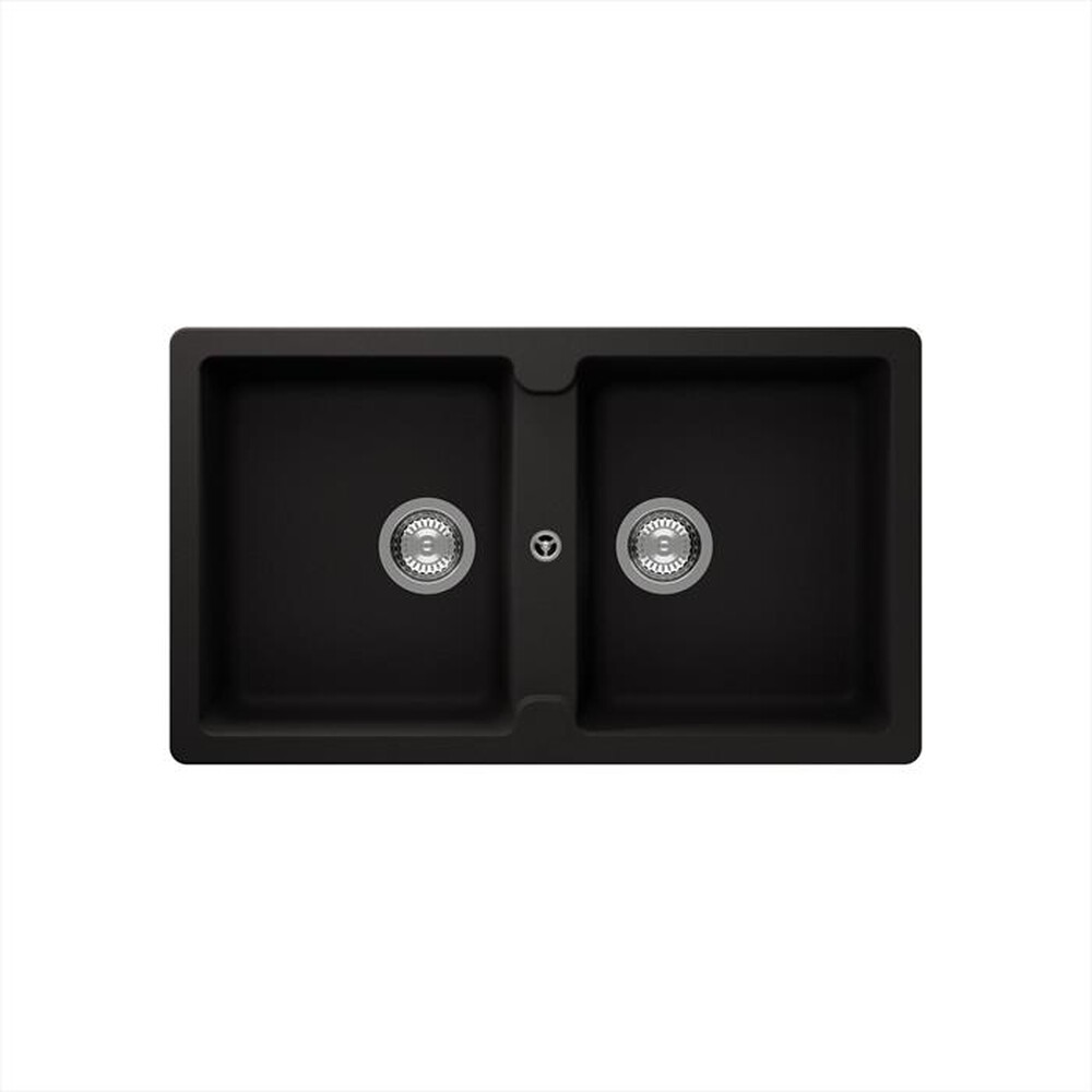 Immagine del prodotto GLEM GAS - Lavello 2 vasche GLU862BK-Nero Opaco