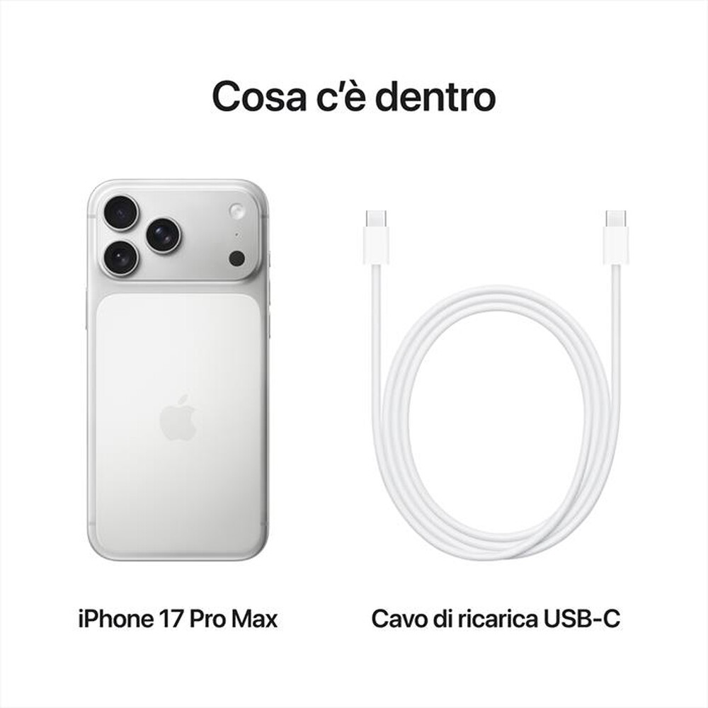 Immagine del prodotto APPLE - iPhone 17 Pro Max 2TB-Argento