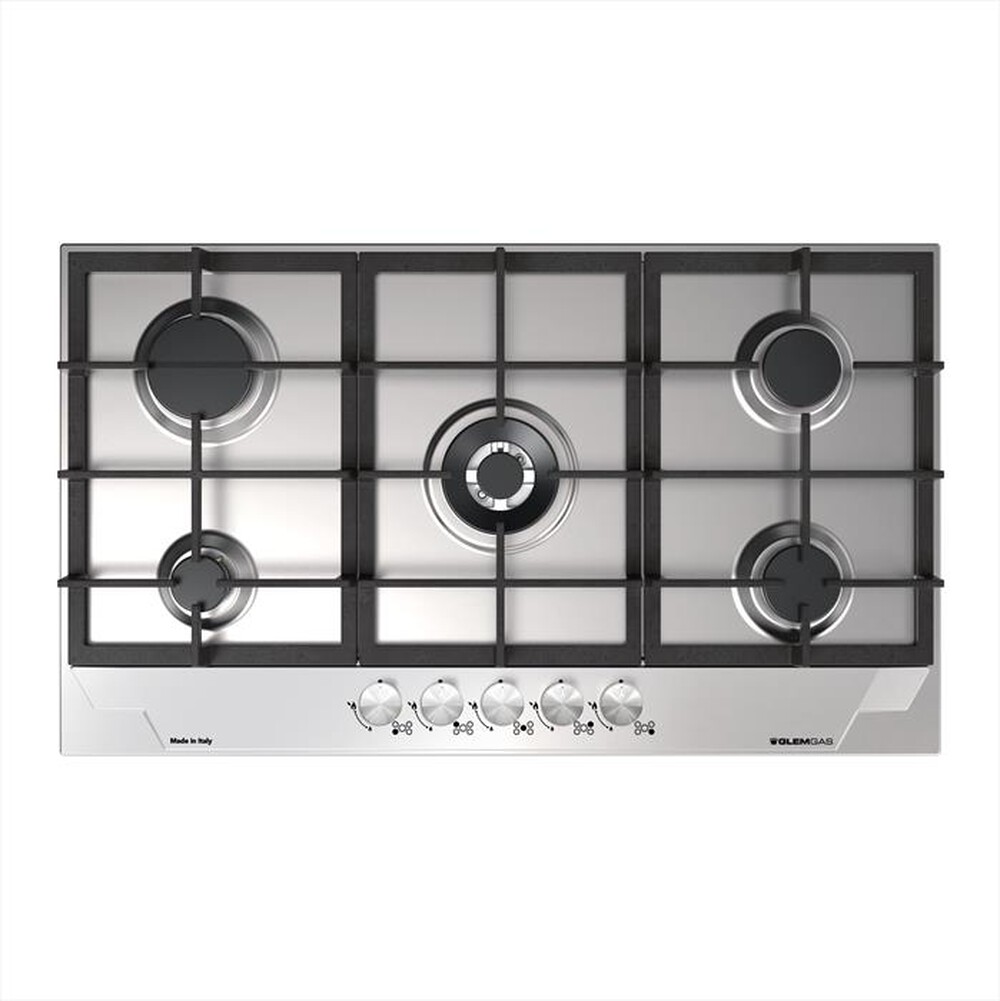 Immagine del prodotto GLEM GAS - Piano cottura a gas GTD955HIXN 86 cm-Acciaio Satinato