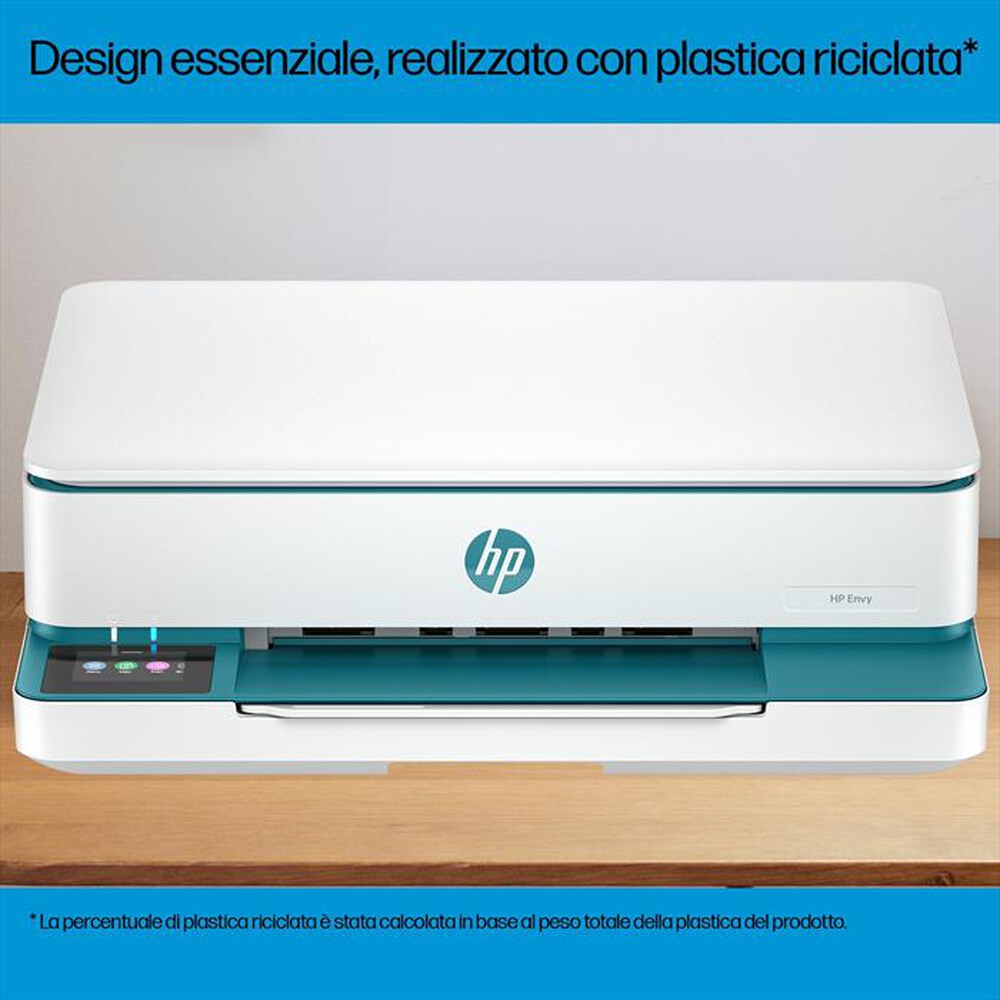 Immagine del prodotto HP - Stampante ENVY 6122E 3 MESI DI INSTANT INK CON HP+-Bianco