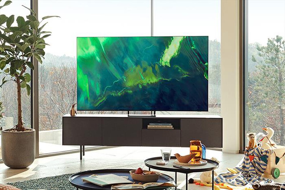 "SAMSUNG - Smart TV QLED 4K 85” QE85Q70A-Titan Gray"
