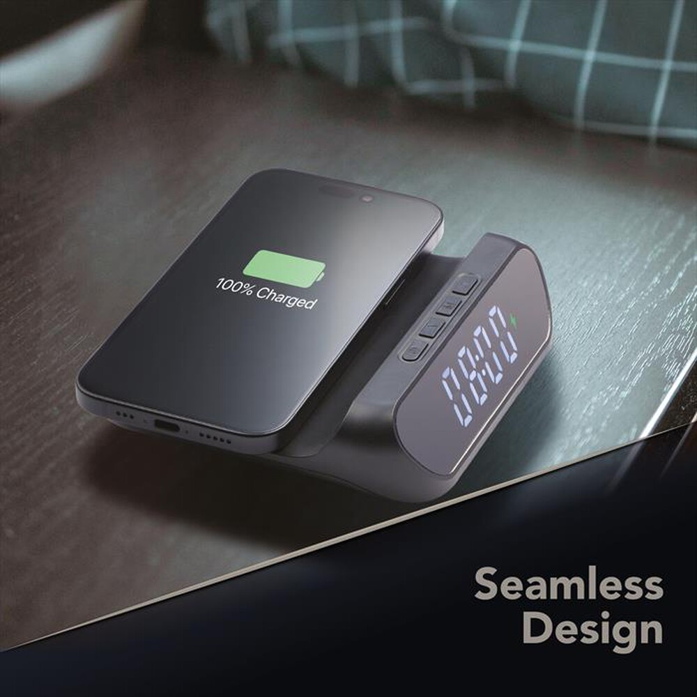 Immagine del prodotto CELLULARLINE - Sveglia da comodino WIRELESSCLOCK2K