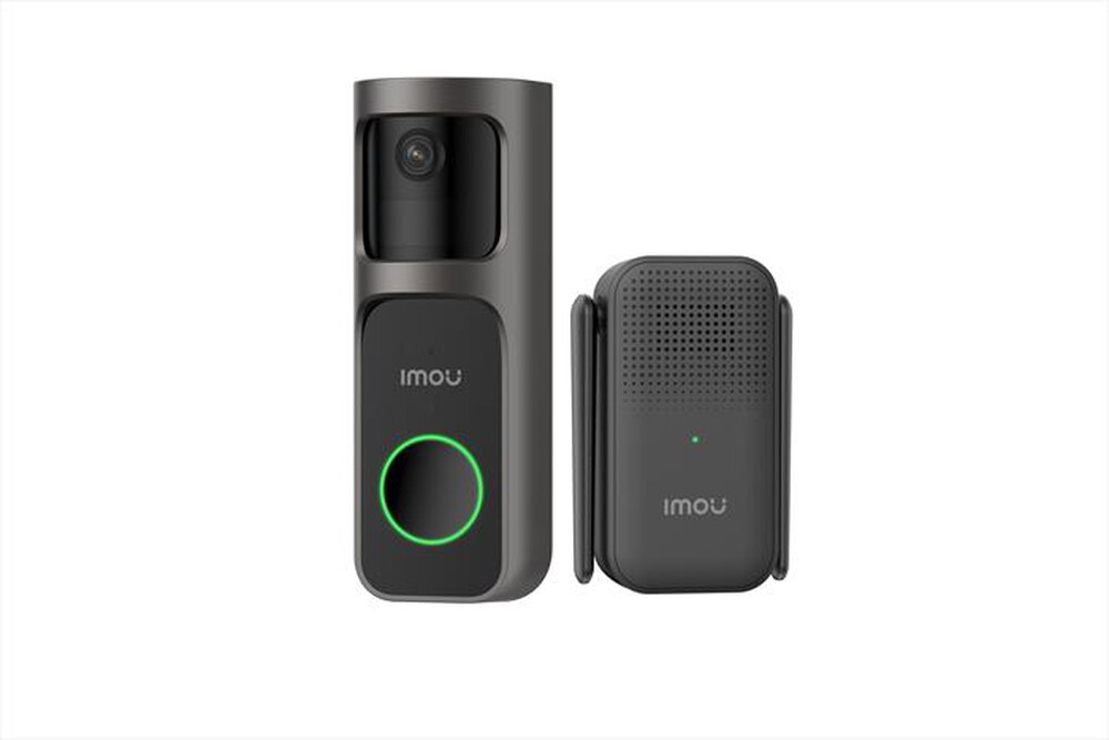 "IMOU - Videocampanello con telecamera DOORBELL 2S 2K KIT-Grigio"