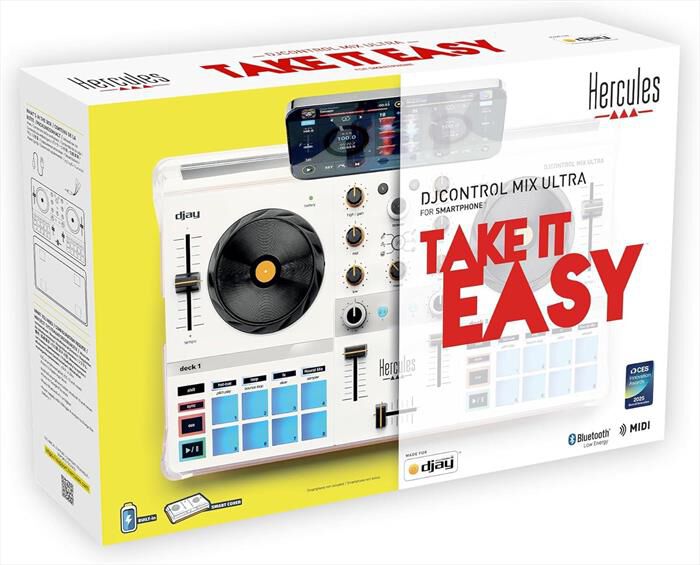 HERCULES - DJCONTROL MIX ULTRA-White | Euronics