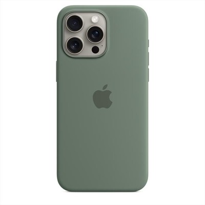 APPLE - Custodia MagSafe silicone iPhone 15 Pro Max-Cipresso