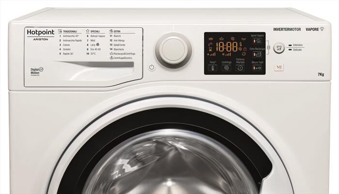 HOTPOINT ARISTON - Lavatrice slim RSSG 72V W IT N 7 Kg Classe D | Euronics