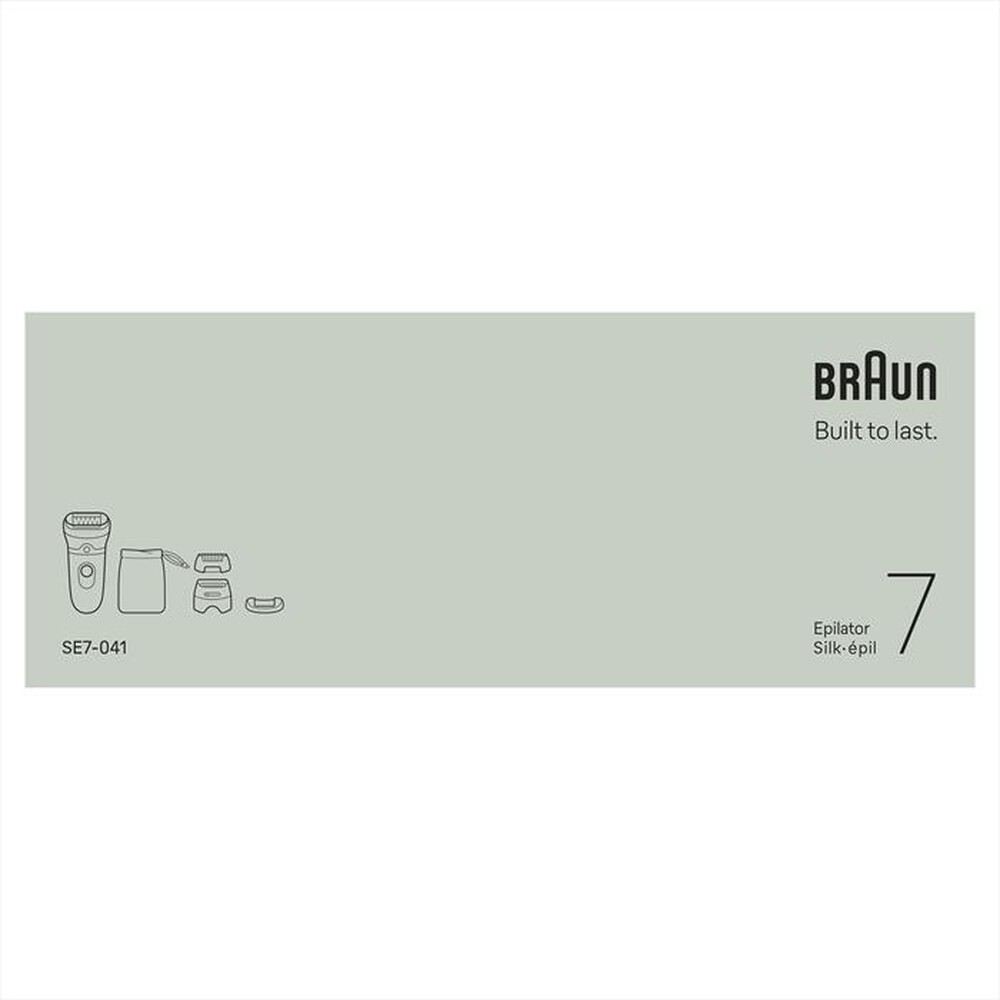 Immagine del prodotto BRAUN - Epilatore Silk &eacute;pil 7 LEGEPIL SE7-041 BOX MN-GRIGIO/ARGENTO