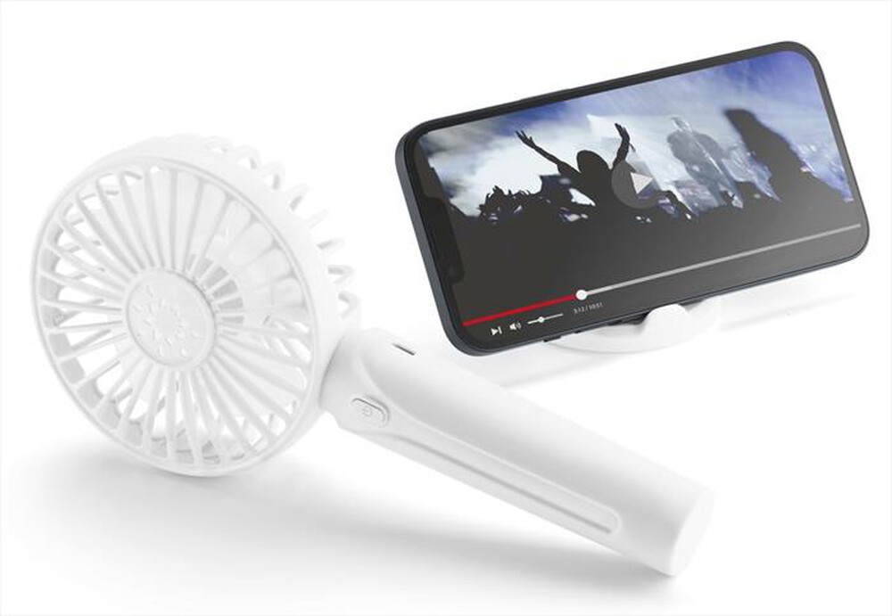 "CELLULARLINE - Ventilatore portatile PORTABLEFANW-Bianco"