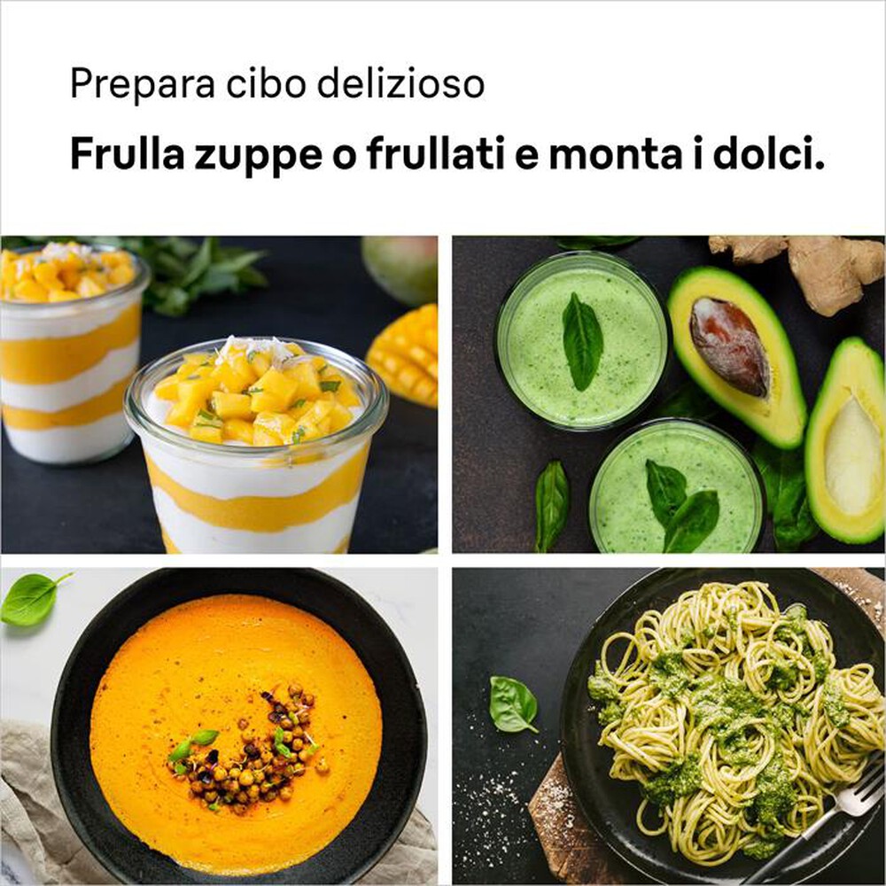 Immagine del prodotto BRAUN - Frullatore a immersione Minipimer MQ3005WH CREAM-Bianco/Blu