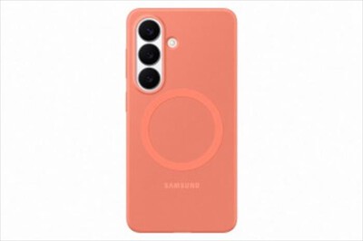 SAMSUNG - Custodia Silicone Magnet per S26-Coral Red