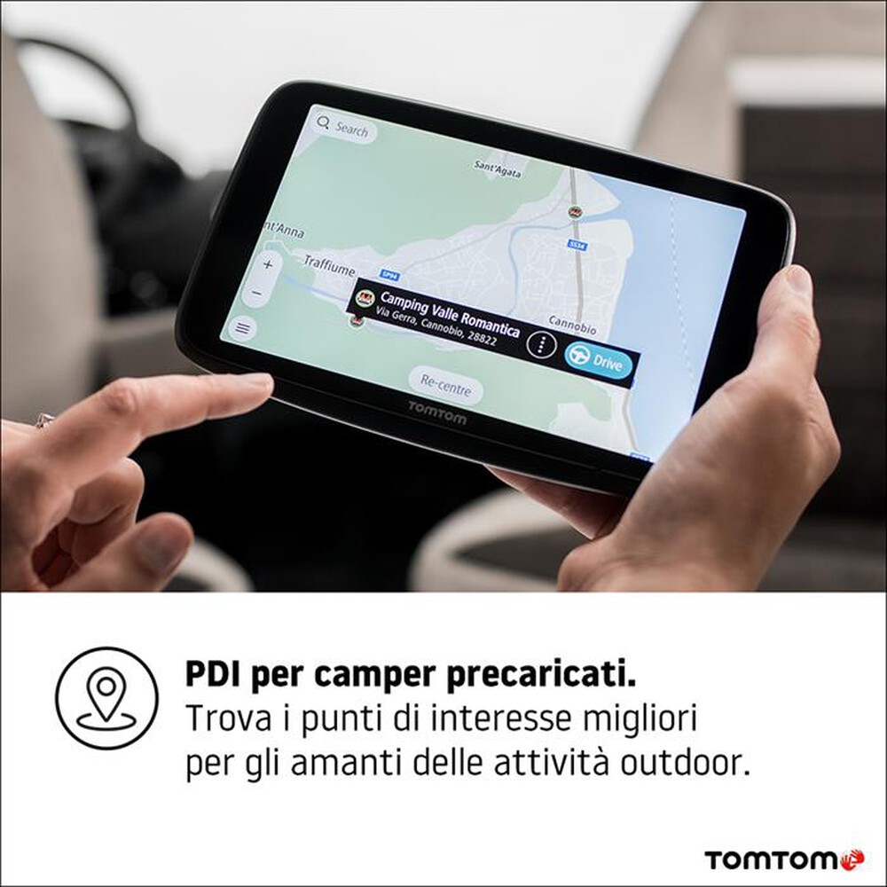 Immagine del prodotto TOM TOM - Navigatore portatile GO CAMPER MAX-Nero