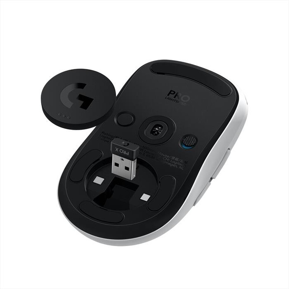 Immagine del prodotto LOGITECH - Mouse gaming wireless PRO 2 LIGHTSPEED-Bianco