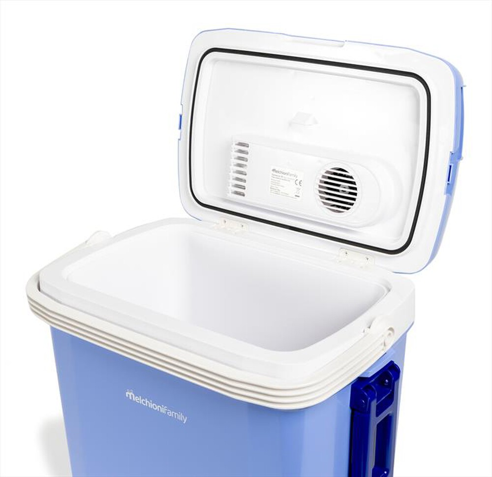 "MELCHIONI FAMILY - Frigo portatile elettrico trolley CONSERVO30-Blu"