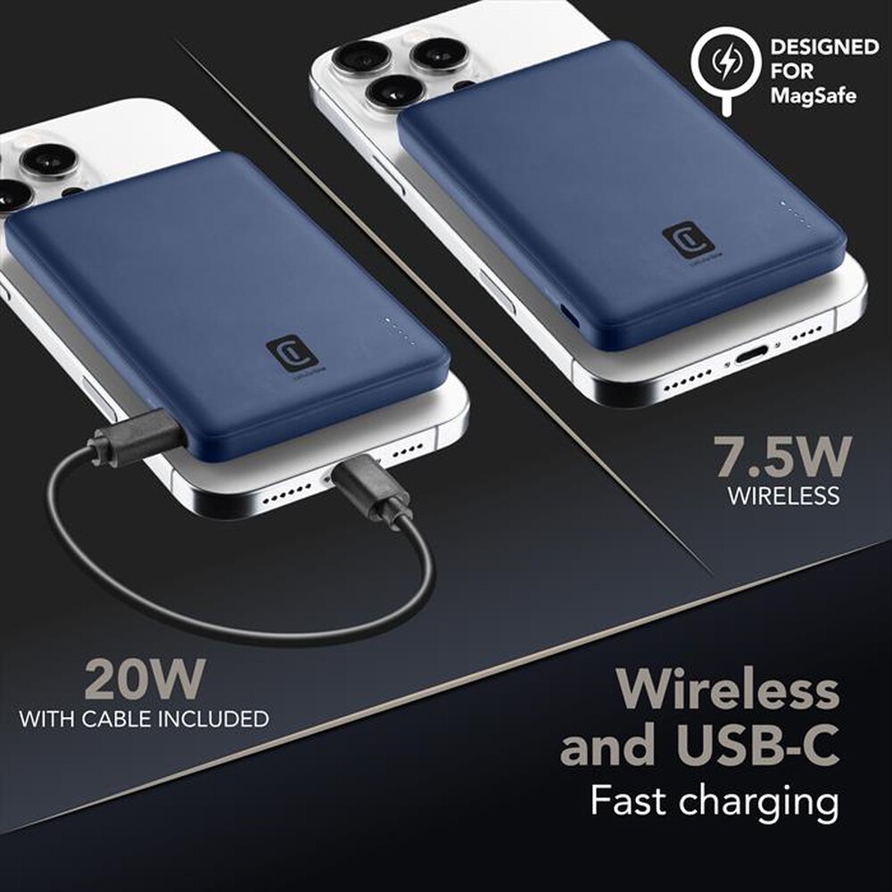 Immagine del prodotto CELLULARLINE - POWER BANK MAGSAFE 5000-Blu