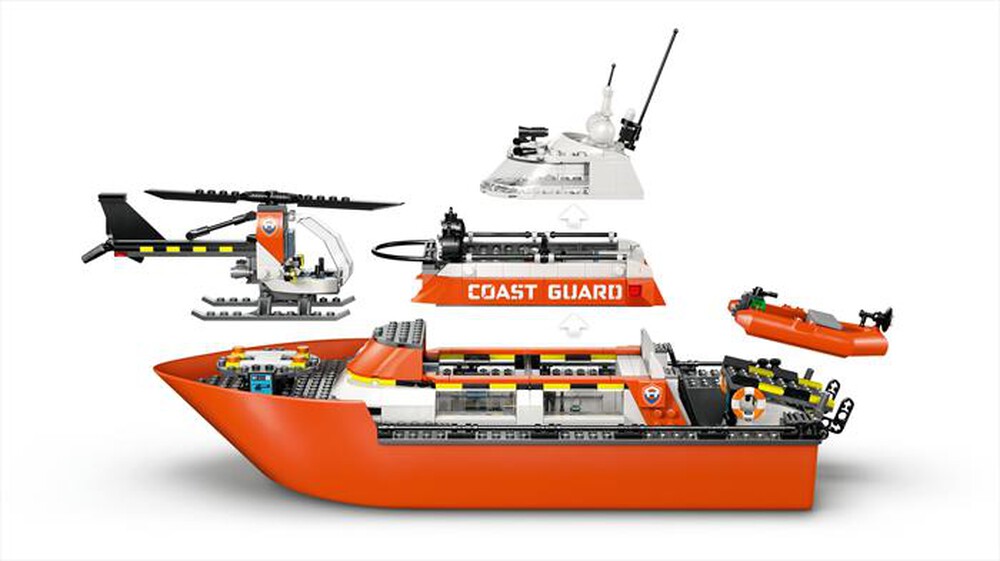 Immagine del prodotto LEGO - CITY Motoscafo di soccorso ed elicottero - 60504