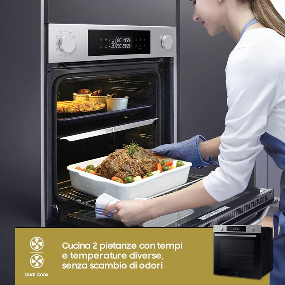 Immagine del prodotto SAMSUNG - Forno incasso elettrico NV7B44403BS/U5 Classe A+-INOX