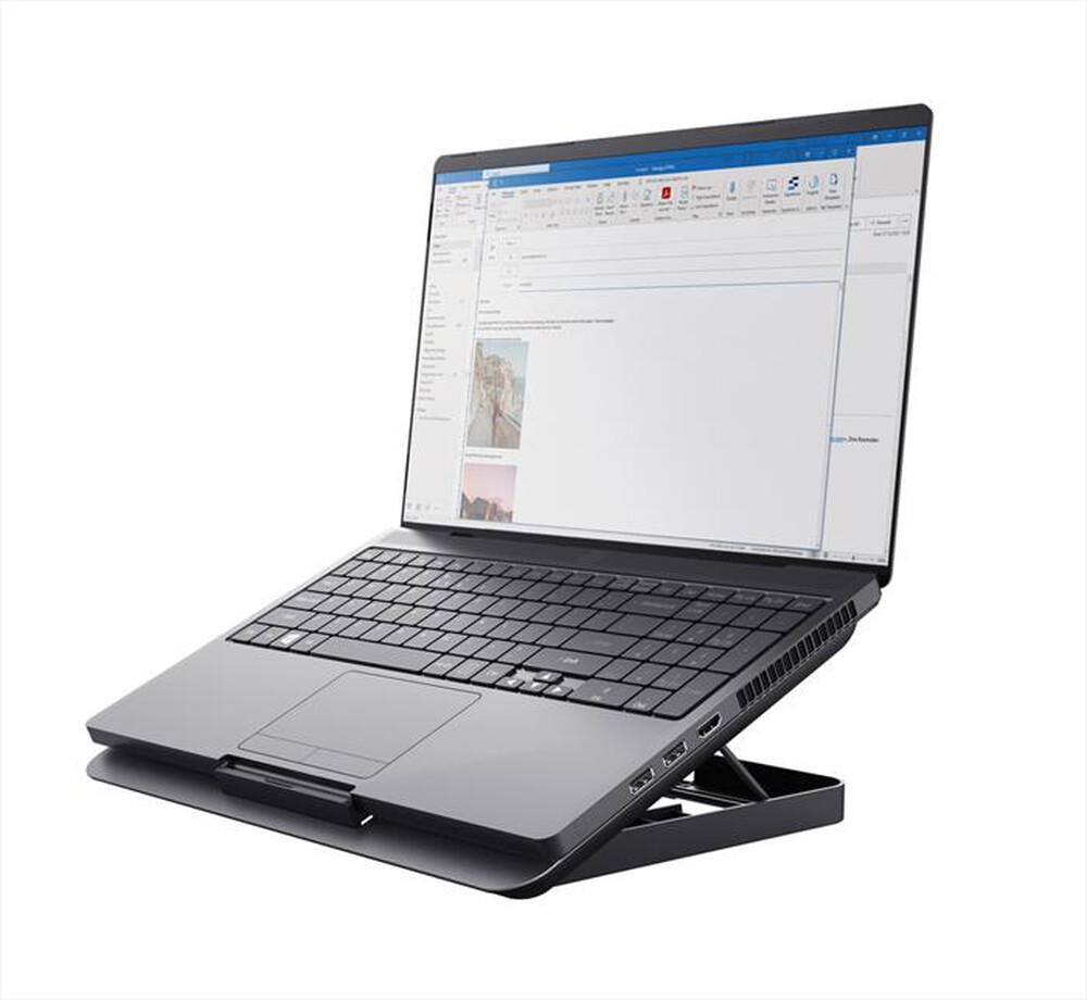 "TRUST - EXTO LAPTOP COOLING STAND ECO-Grey"