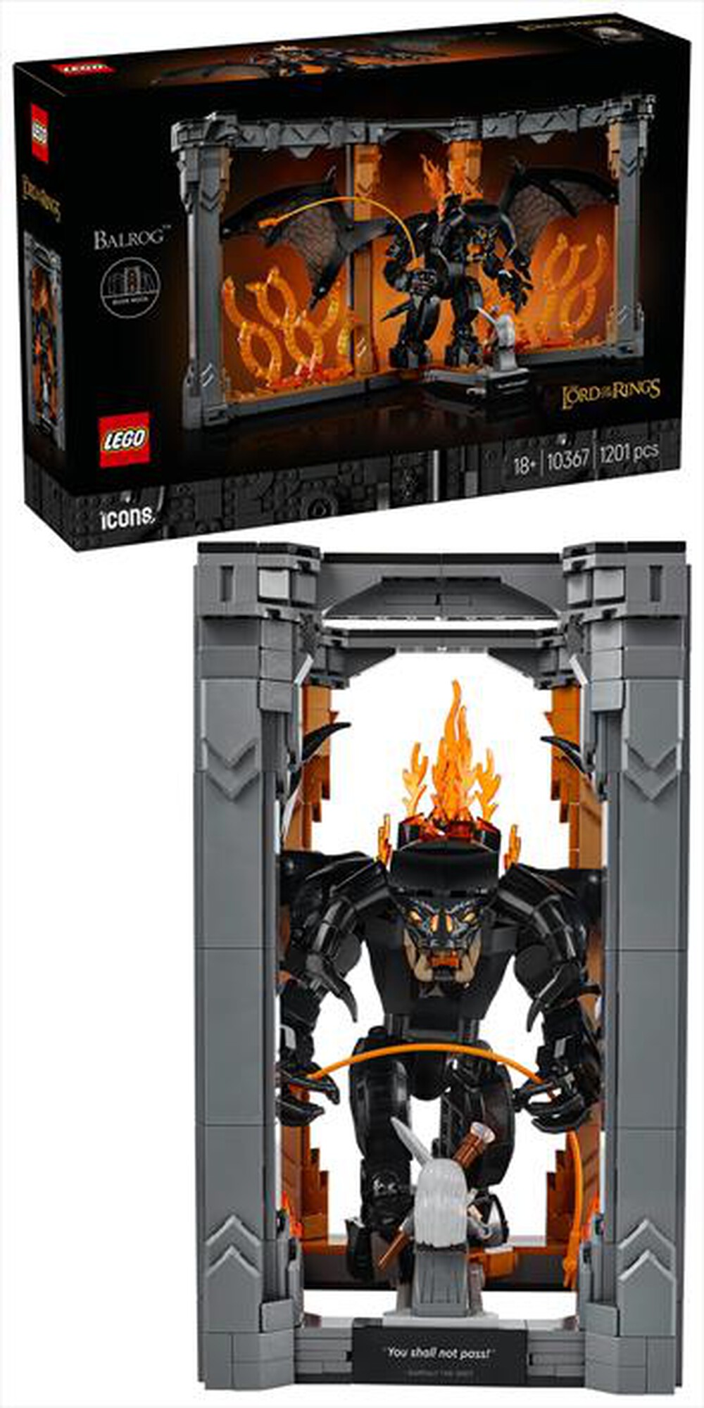 Immagine del prodotto LEGO - ICONS Signore degli Anelli: Book Nook Balrog 10367
