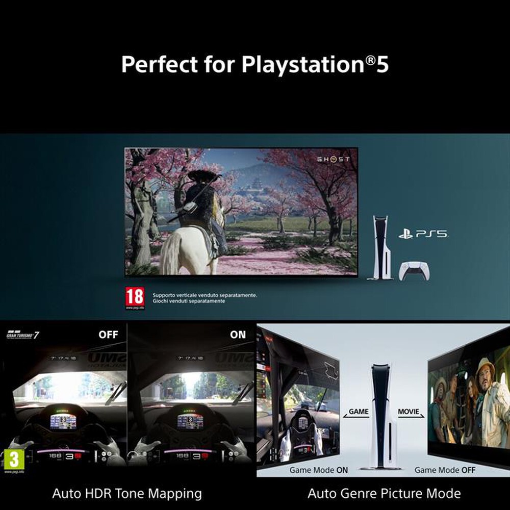 Immagine del prodotto SONY - Smart TV LED RGB UHD 4K 75" K75XR75M2PB.CEI-Nero