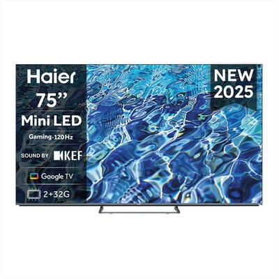 HAIER - Smart TV MINI LED UHD 4K 75" H75M80FUX-Nero