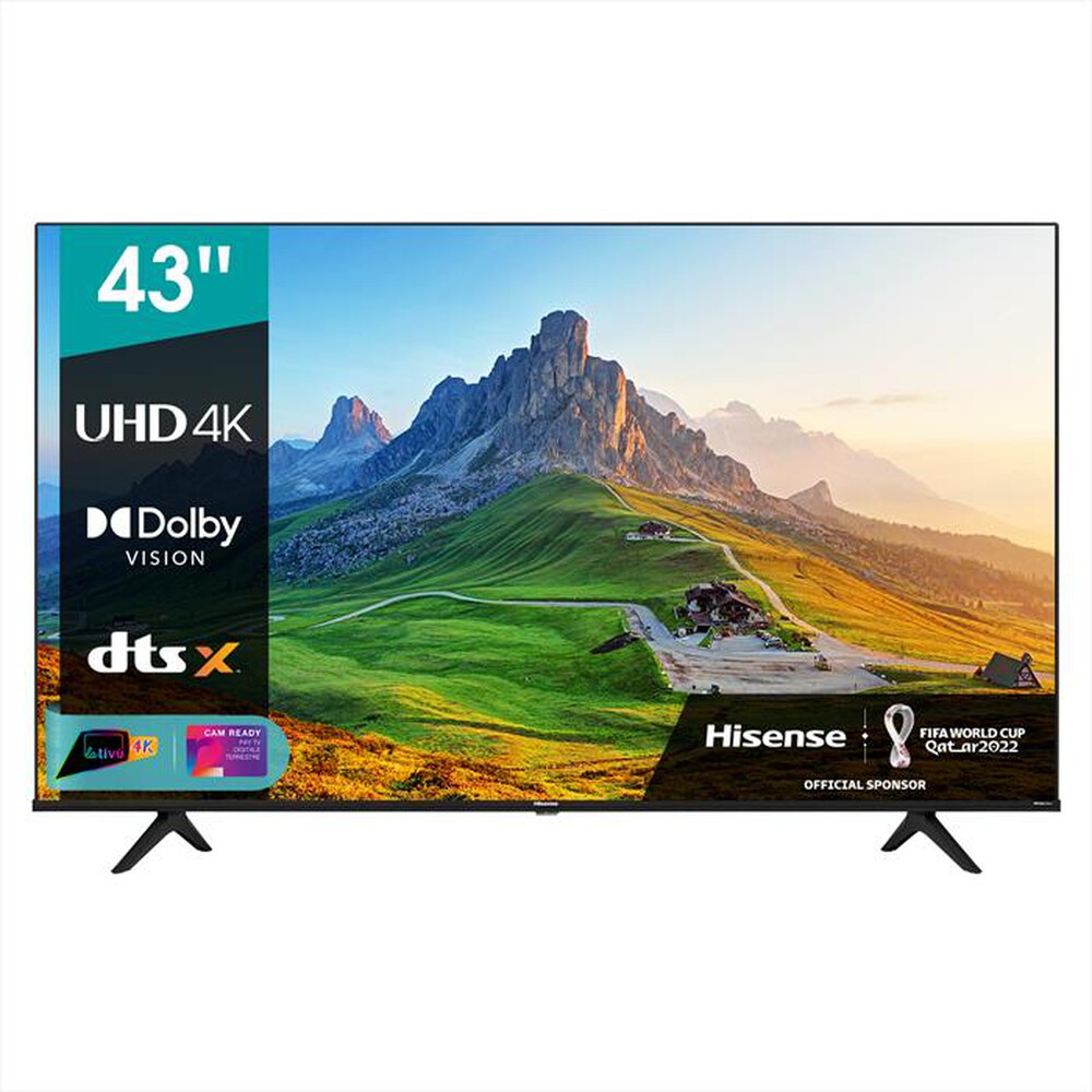 "HISENSE - Smart TV LED UHD 4K 43\" 43A6HG-Black"