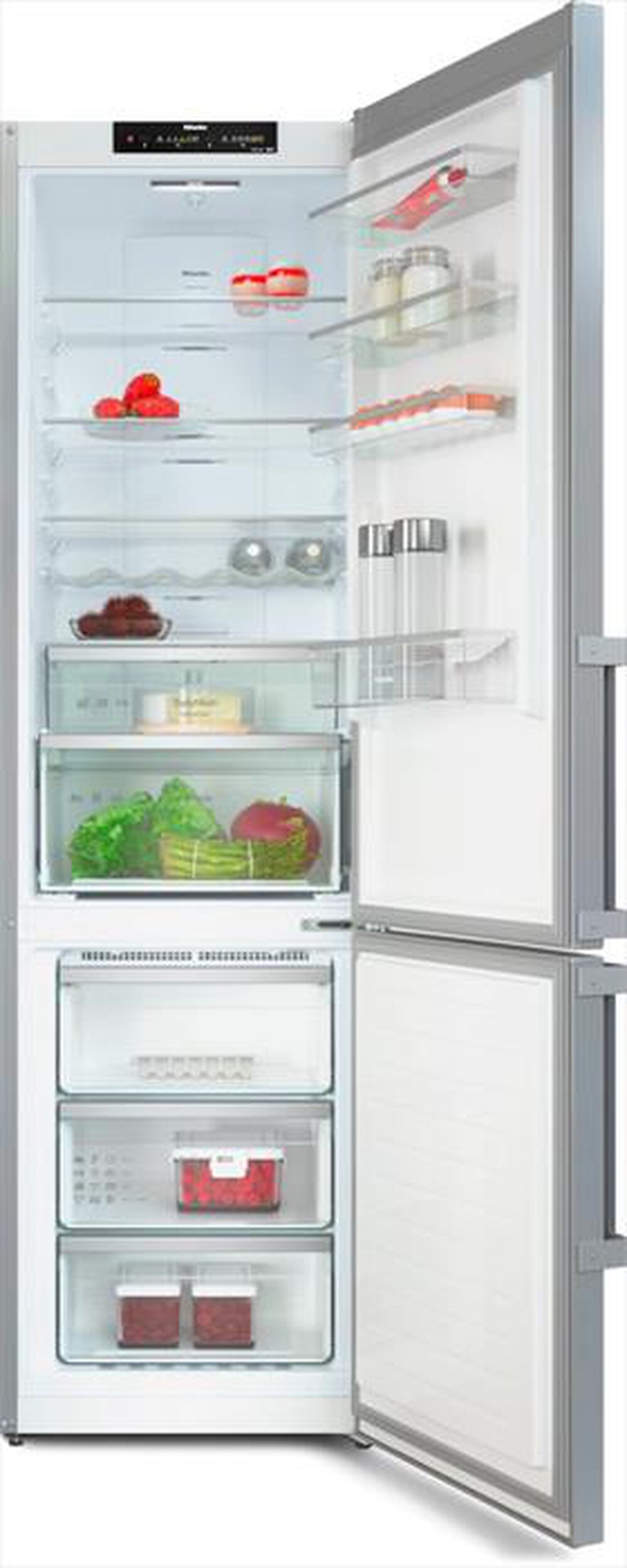 Immagine del prodotto MIELE - Frigorifero combinato KFN 4494 Classe E 368 lt-Acciaio inossidabile